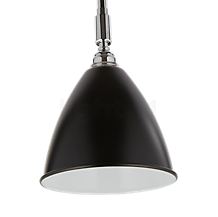 Gubi BL7, lámpara de pared cromo/negro - Para el diseño de la lámpara de pared BL7, Robert Dudley Best se inspiró en las obras del Bauhaus.