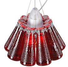 Ingo Maurer Campari Light 400 red - The wreath made of original Campari bottles makes the Campari Light an unparalleled eye-catcher.