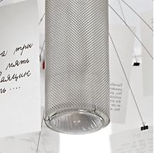 Ingo Maurer Zettel'z 5 wit - Het licht van halogeenlampen wordt  door binnen-diffusoren uit hittebestendig gesatineerd glas zachtjes verdeeld.
