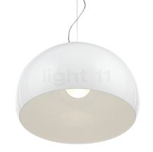 Kartell FL/Y Hanglamp wit glanzend - De vormschone lampenkap is in tal van vrolijke kleuren verkrijgbaar.