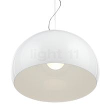 Kartell FL/Y, lámpara de suspensión blanco brillo - La bonita pantalla está disponible en preciosos colores de moda.