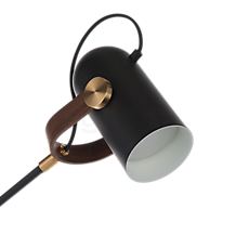 Le Klint Carronade Floor Lamp Low black - The lamp head can be individually adjusted to provide flexible reading light.