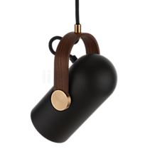 Le Klint Carronade Small, lámpara de suspensión negro - El cabezal se puede orientar por separado.