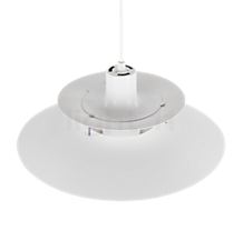 Louis Poulsen PH 5 Hanglamp Monochrome - wit - Dankzij een bajonetsluiting kan de lichtbron van de hanglamp eevoudig worden vervangen.
