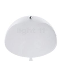 Louis Poulsen Panthella, lámpara de sobremesa LED blanco - 25 cm - La luz se refleja hacia abajo sin deslumbrar.