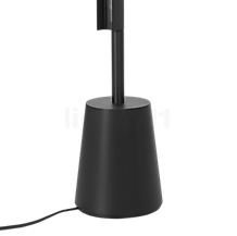 Luceplan Compendium Terra LED nero - 2.700 K - Il piede conico conferisce alla lampada da terra una tenuta sicura.