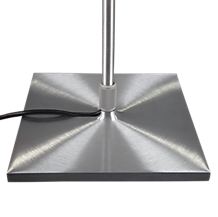 Luceplan Costanza Floor Lamp shade concrete grey/frame aluminium - telescope - with switch - ø40 cm