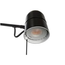 Luceplan Counterbalance Parete schwarz - Im Leuchtenkopf befindet sich ein energieeffizientes LED-Modul.