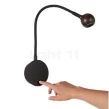 Marset No8, lámpara de pared LED roble