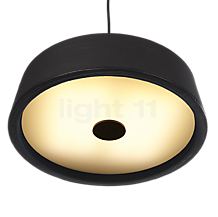 Marset Soho Hanglamp LED zwart - ø112,6 cm - Een gesatineerde methacrylaat-diffusor strooit het licht zachtjes naar beneden.