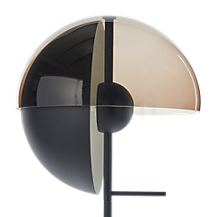 Marset Theia P Floor Lamp LED black - The smoky diffuser made of methacrylate and the aluminium reflector interact with each other in an exciting interplay.