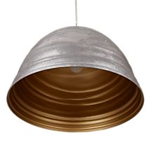 Martinelli Luce Babele Pendant light ø45 cm - The inside surface is painted in a precious golden colour.