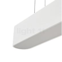 Mawa Oval Office 5 Pendel LED hvid mat - 2.700 K - The curved edges give this luminaire a soft appearance.