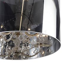Moooi Light Shade Shade, lámpara de suspensión ø47 cm - La Light Shade Shade alberga una suerte de lámpara de araña en el interior de la pantalla semitransparente.