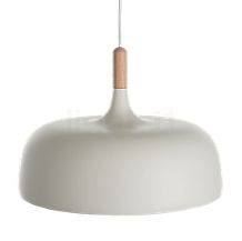 Northern Acorn, lámpara de suspensión blanco mate - La preciosa punta de madera de haya aporta un aire natural a la Acorn.