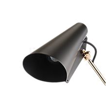 Northern Birdy, lámpara de pie negro/latón - El portalámparas E27 es compatible con una gran variedad de bombillas.