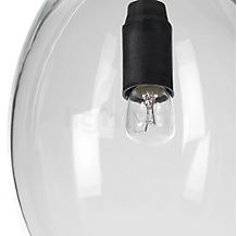 Northern Unika Pendant light transparent - small - The Unika is operated using classic incandescent lamps with an E14 base.