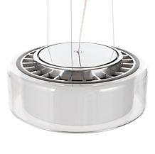Serien Lighting Curling Hanglamp LED glas - L - externe diffusor klaar wit/binnenste diffusor conisch - 2.700 K - Het optische inzetstukje wordt via magneetsluiting gefixeerd.