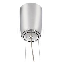 Serien Lighting Curling Suspension LED verre - L - diffuseur extérieur clair/diffuseur interne conique - 2.700 K