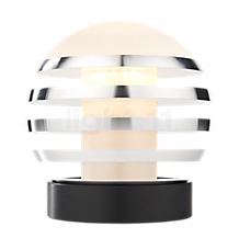 Tecnolumen Bulo Lampada da tavolo bianco - Il diffusore della lampada da tavolo, realizzato in vetro satinato, diffonde la luce in modo uniforme e armonioso.