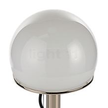 Tecnolumen Wagenfeld WA 24 Table lamp body nickel-plated/base nickel-plated - The opaline glass shade of the Tecnolumen Wagenfeld ensures a uniform emission of light so that a harmonious ambience is created.