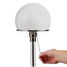 Tecnolumen Wagenfeld WG 24 Lampe de table corps transparent/pied verre