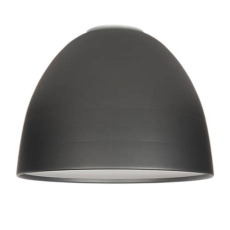 Artemide Nur Loftlampe aluminiumgrå - Mini - The shade of this luminaire resembles a dome.