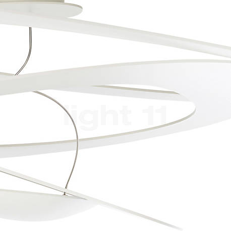Artemide Pirce Soffitto LED blanc - 3.000 K - ø67 cm - 1-10 V