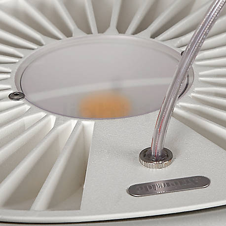 Artemide Pirce Soffitto LED weiß - 2.700 K - ø67 cm - 1-10 V - Die Deckenleuchte ist mit einem leistungsstarken und hocheffizienten LED-Modul ausgerüstet