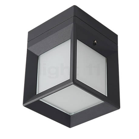 Bega 22453 - Ceiling-/Wall- and Pedestal Light LED graphite - 22453K3 - Its look reminds us of traditional street lights.