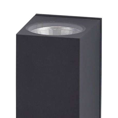 Bega 33591 - LED wall light graphite - 33591K3 - With its edgy design, the 33590 - LED wall light makes a statement for a purist design language.