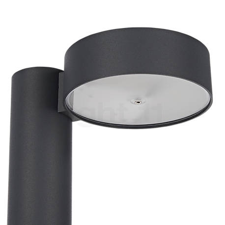Bega 77221 - Bollard light LED graphite - 77221K3 - Impact-proof polycarbonate diffuses the light gently.