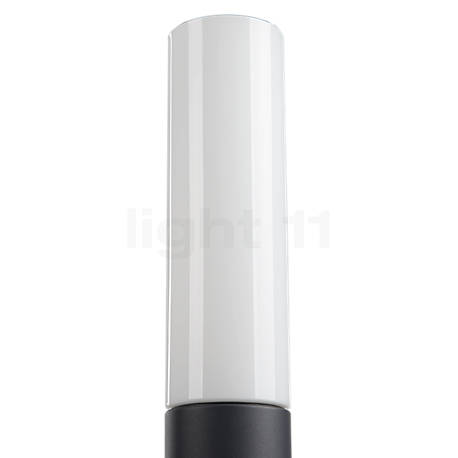 Bega 77235 - Bolderarmatuur LED grafiet - 77235K3 - Mondgeblazen, drielagig glas vormt de diffusor.