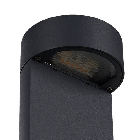 Bega 77263/77264 - bollard light LED graphite with anchorage - 77263K3 - The high-quality LED module from Bega is extremely efficient and impresses by its long service life.