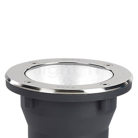 Bega 84084 - Bodeneinbauleuchte LED Edelstahl - 84084K3 - Die Bodenleuchte punktet mit ihrer Bullaugen-Optik