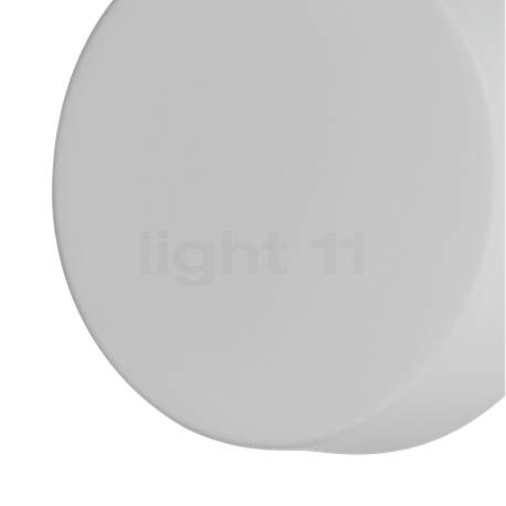 Bega 89010 Decken-/Wandleuchte weiß - 3.000 K - 89010K3 - Mundgeblasenes Glas sorgt für eine weiche Lichtverteilung