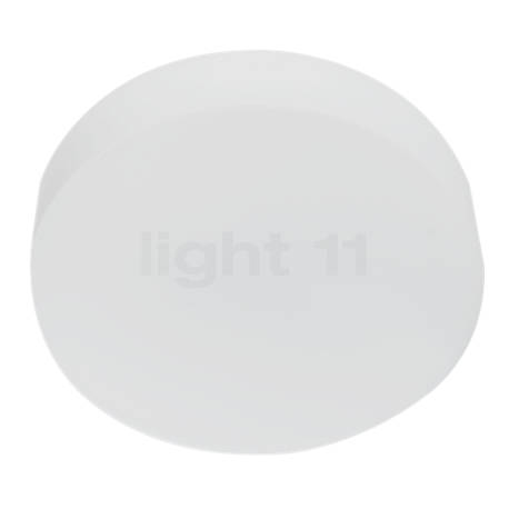 Bega 89011 - Applique/Plafonnier blanc - 2.700 K - 89011K27 - Le diffuseur se compose d'un verre opalescent à la finition mate.
