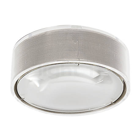 Bruck Opto Plafonnier LED blanc - Une lentille optique dédoublée disperse avec délicatesse la lumière sur un angle à 75° et vers le bas.