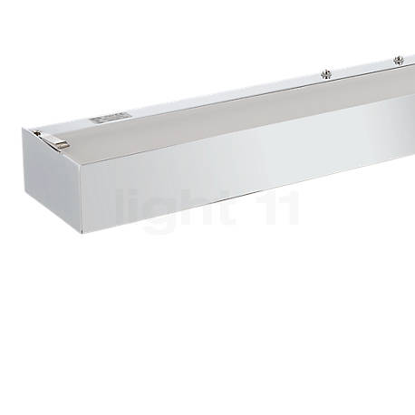 Decor Walther Box Wall Light LED nickel - 40 cm - 3,000 K - Both light openings are covered by diffusers made of satin-finished acrylic glass.