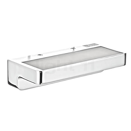 Decor Walther Form Wall Light LED chrome glossy - 20 cm - Thanks to the frosted glass diffuser, the light emitted upwards is pleasantly soft, as well.