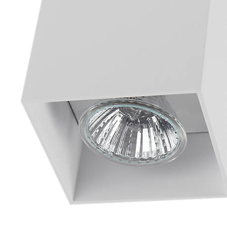 Delta Light Boxy blanc - Avec ses ampoules à réflecteur, le Boxy assure une lumière dirigée vers la zone désirée.