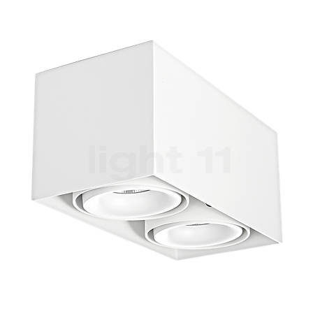 Delta Light Minigrid On 250 BOX DIM8 + 2 x Minigrid SNAP-IN bianco - La lampada da soffitto è caratterizzata da un design funzionale e sobrio.