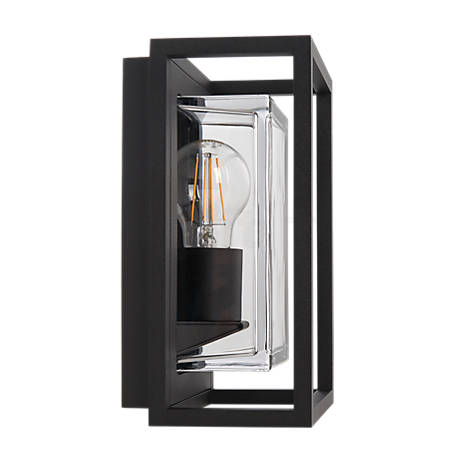 Delta Light Montur M Wall Light black - A second casing protects the illuminant from damage.