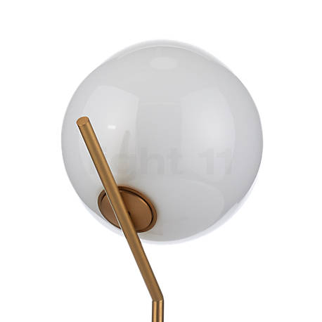 Flos IC Lights T1 High brass matt - There is a fascinating, hardly perceptible connection between the hand-blown shade of the IC Lights and the body.