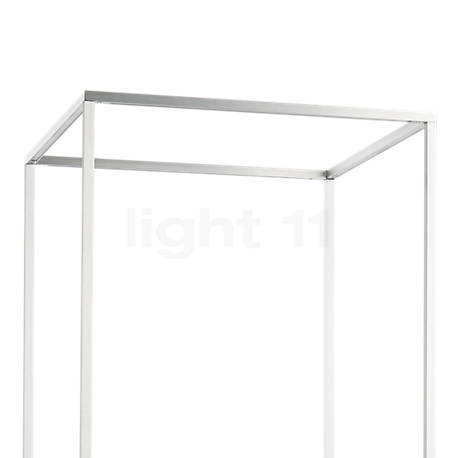 Flos Ipnos, lámpara de pie LED Outdoor aluminio, con tablero de mesa - Tan solo unas varas finas de aluminio construyen el cuerpo de la Ipnos: todo un ejemplo del diseño minimalista.