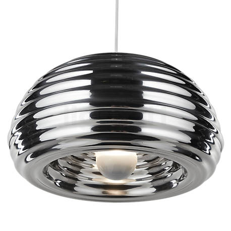 Flos Splügen Bräu alluminio lucidato - In combinazione con una lampadina con testa parzialmente specchiata, l'apparecchio emette una luce perfettamente anabbagliante.