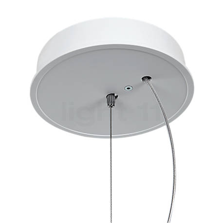 Foscarini Gregg Sospensione hvid - grande - The Gregg is suspended from the ceiling and securely held in place by means of a cable.