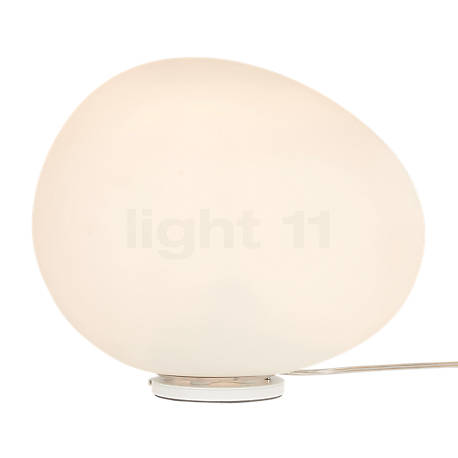 Foscarini Gregg Tavolo white - piccola - with dimmer - When switched on, the luminaire shines in its own light while emitting harmonious light in all directions.