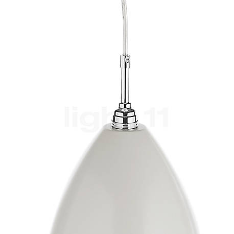 Gubi BL9 Hanglamp chroom/porselein - ø21 cm - De lampen onderscheiden zich door hun ecxellente kwaliteit.