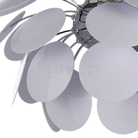 Marset Discocó Applique blanc - Le corps de lampe en forme de bouton de fleur donne à la Discocó son apparence végétale.
